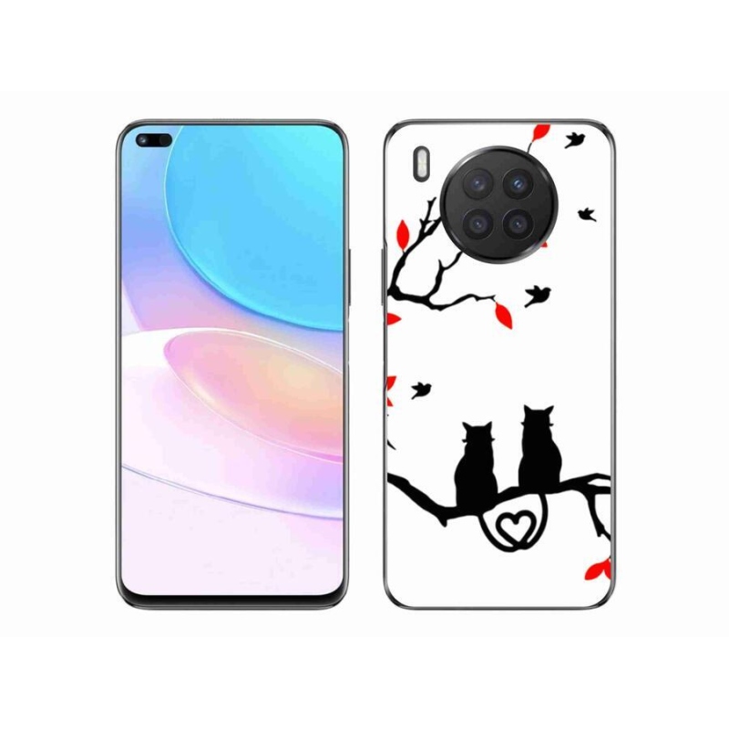 Gélový kryt mmCase na mobil Honor 50 Lite - mačacia láska