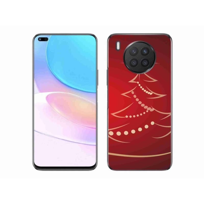 Gélový kryt mmCase na mobil Honor 50 Lite - kreslený vianočný stromček