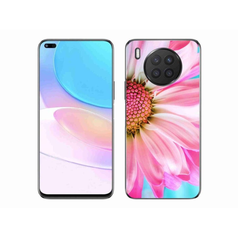 Gélový kryt mmCase na mobil Honor 50 Lite - ružová kvetina