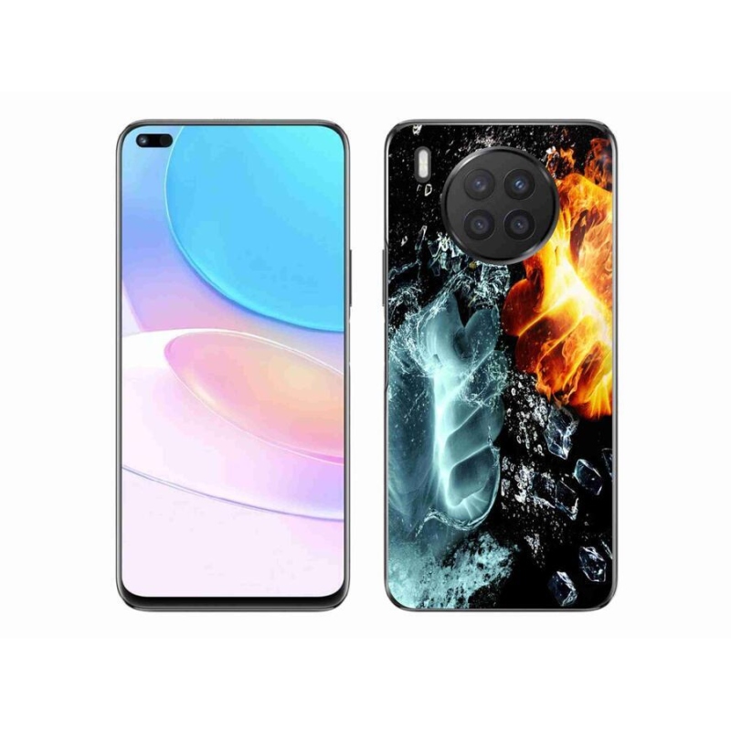 Gélový kryt mmCase na mobil Honor 50 Lite - voda a oheň