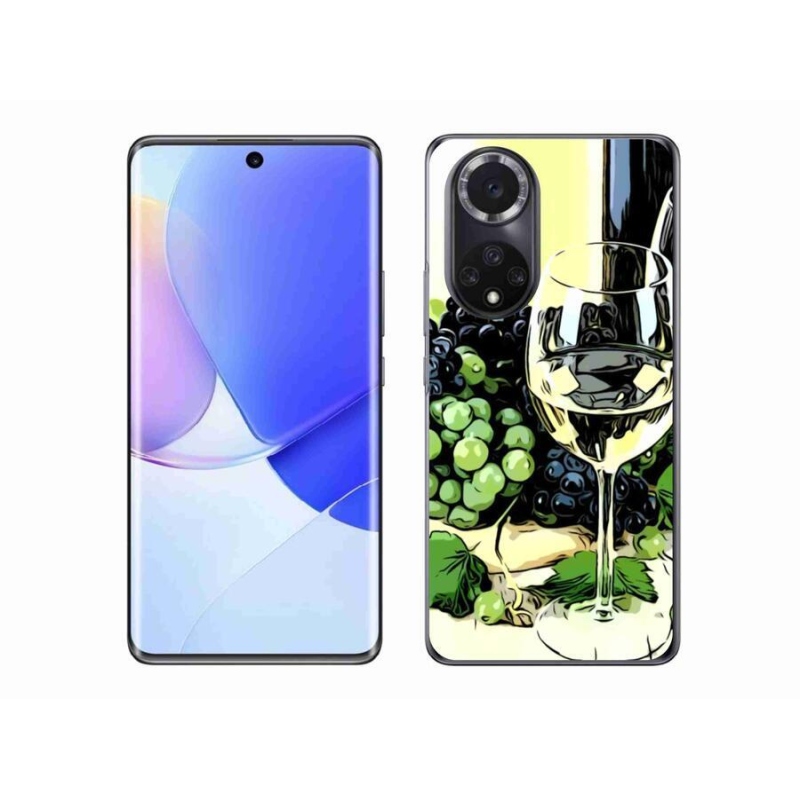 Gélový kryt mmCase na mobil Honor 50 - pohár vína