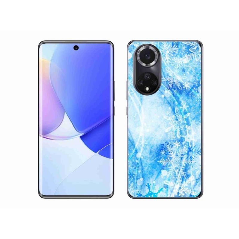 Gélový kryt mmCase na mobil Honor 50 - snehové vločky
