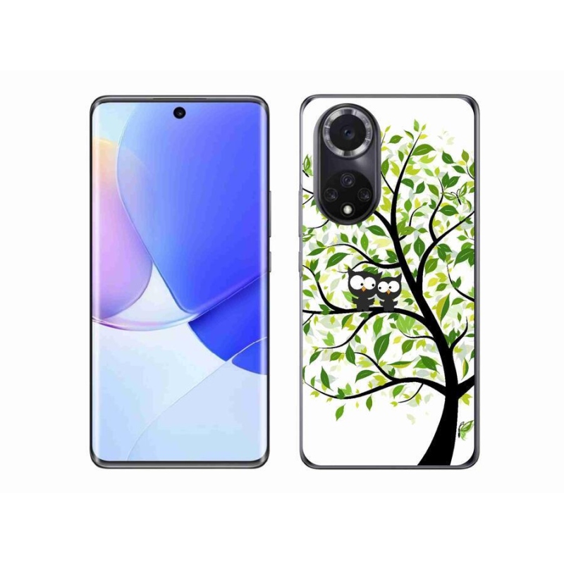 Gélový kryt mmCase na mobil Honor 50 - malej sovy na strome