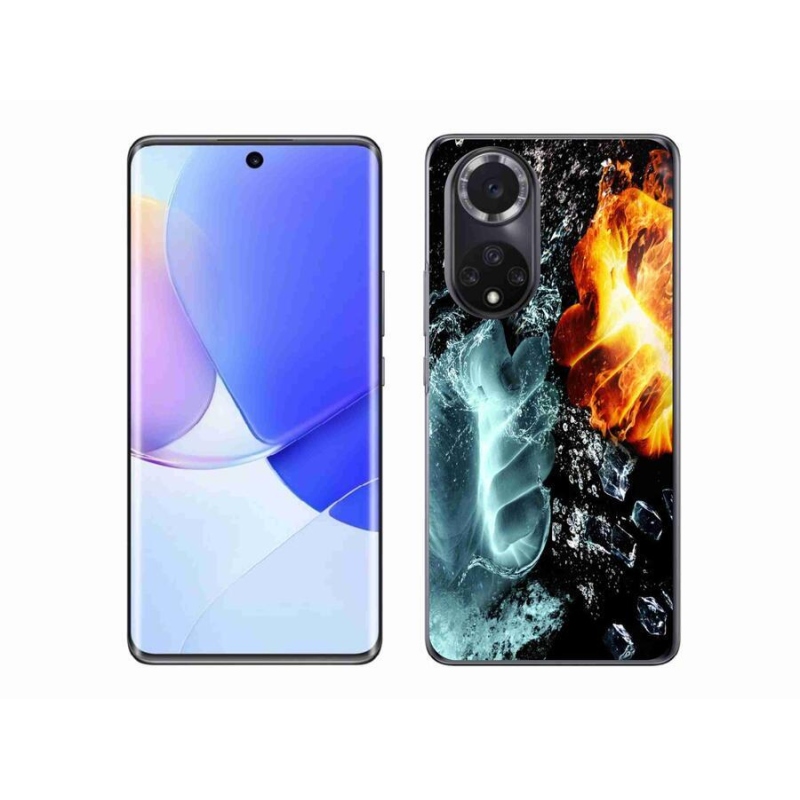 Gélový kryt mmCase na mobil Honor 50 - voda a oheň