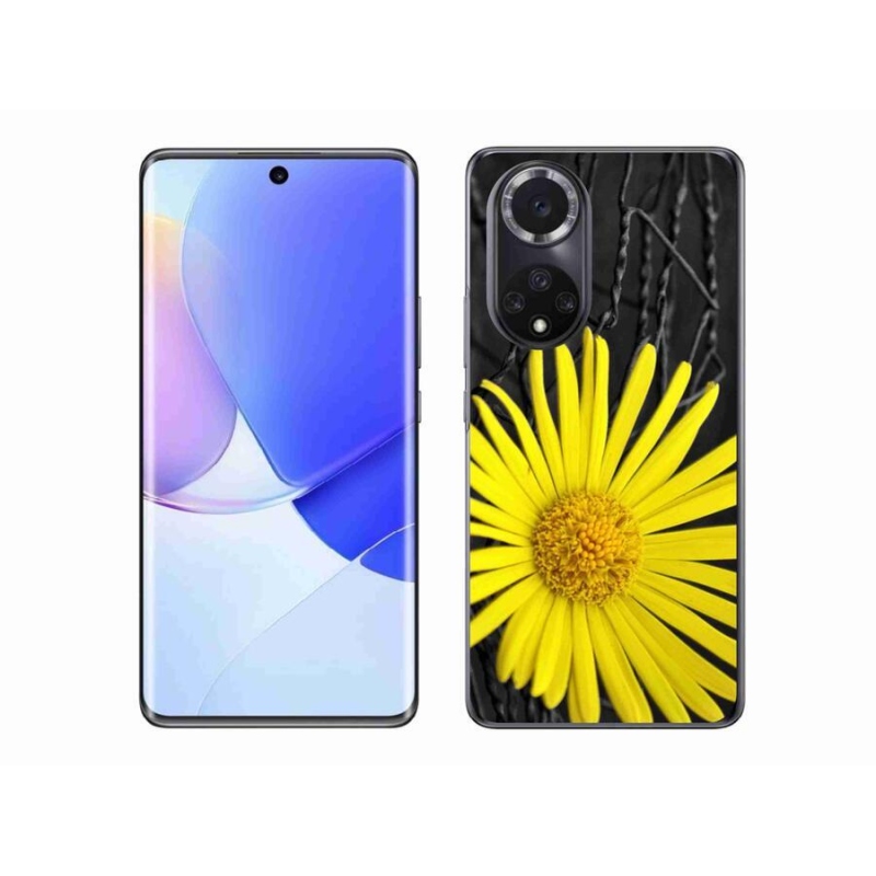 Gélový kryt mmCase na mobil Honor 50 - žltý kvet