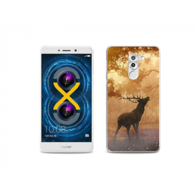 Gélový kryt mmCase na mobil Honor 6X - jeleň v ruji