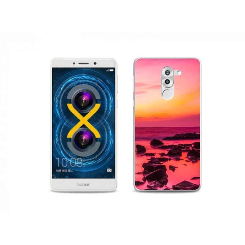 Gélový kryt mmCase na mobil Honor 6X - more a žiara