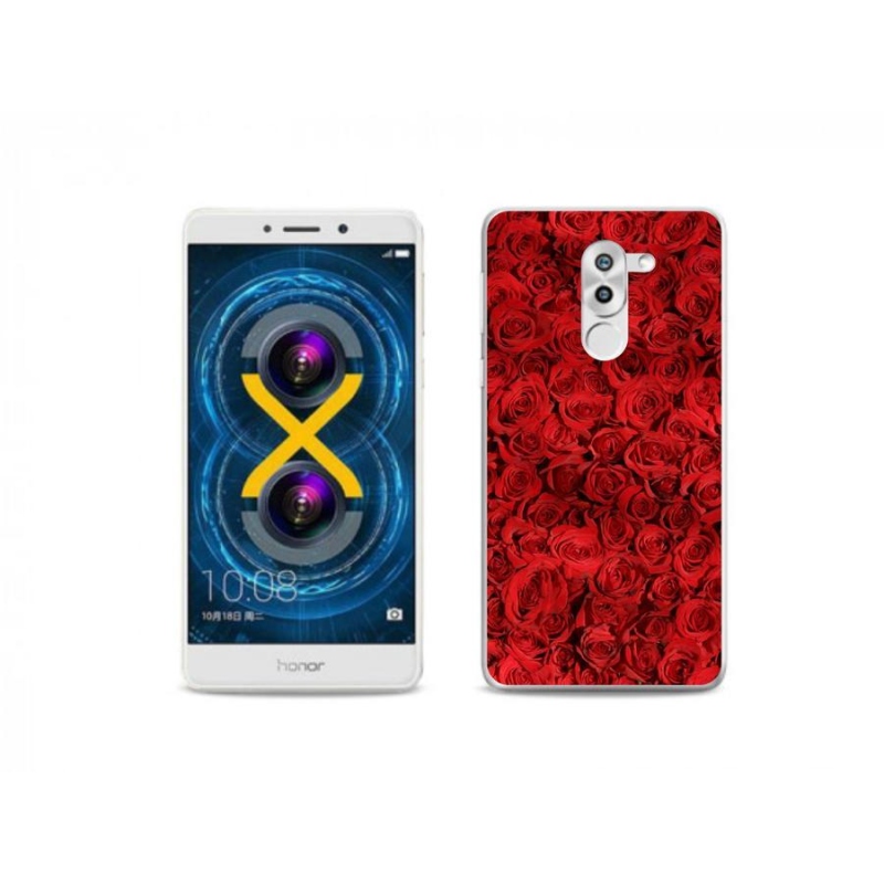 Gélový kryt mmCase na mobil Honor 6X - ruža