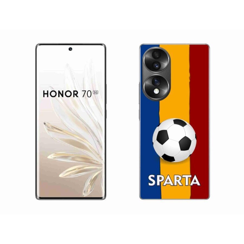 Gélový kryt mmCase na mobil Honor 70 - futbal 1