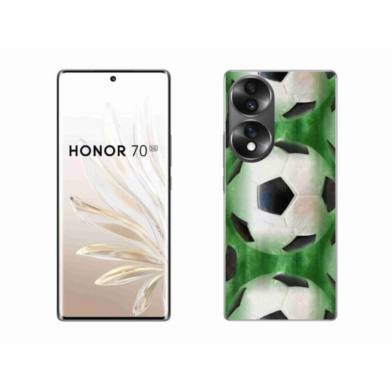 Gélový kryt mmCase na mobil Honor 70 - futbalová lopta