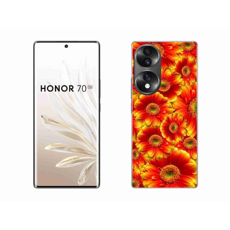 Gélový kryt mmCase na mobil Honor 70 - gerbera 1