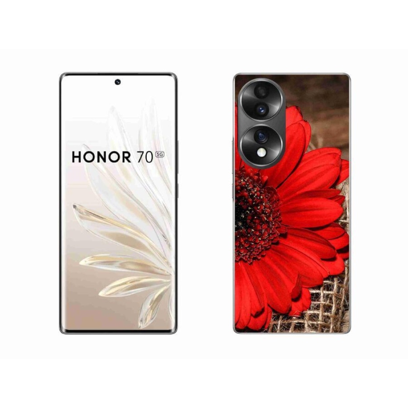 Gélový kryt mmCase na mobil Honor 70 - gerbera