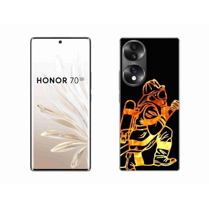 Gélový kryt mmCase na mobil Honor 70 - hasič 1