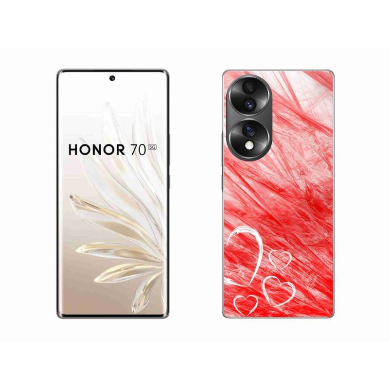 Gélový kryt mmCase na mobil Honor 70 - heart
