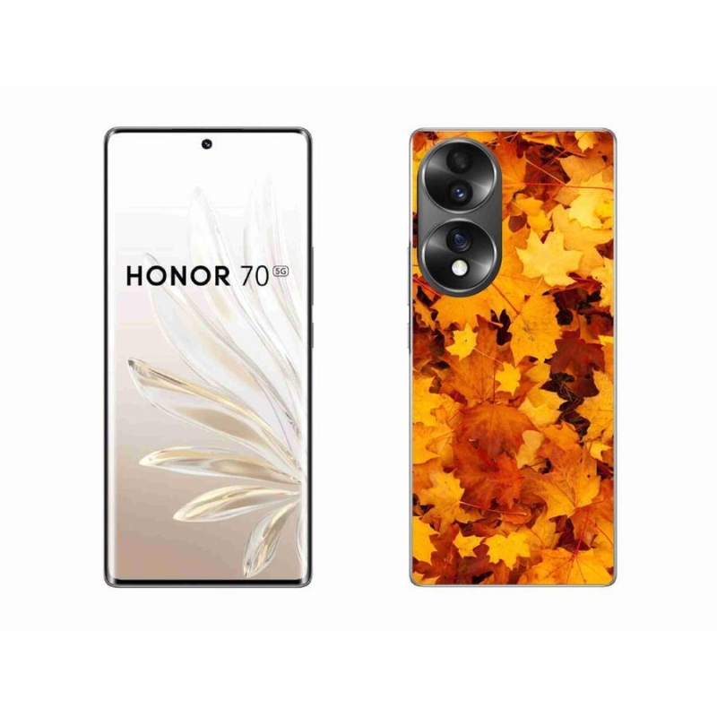 Gélový kryt mmCase na mobil Honor 70 - javorové listy