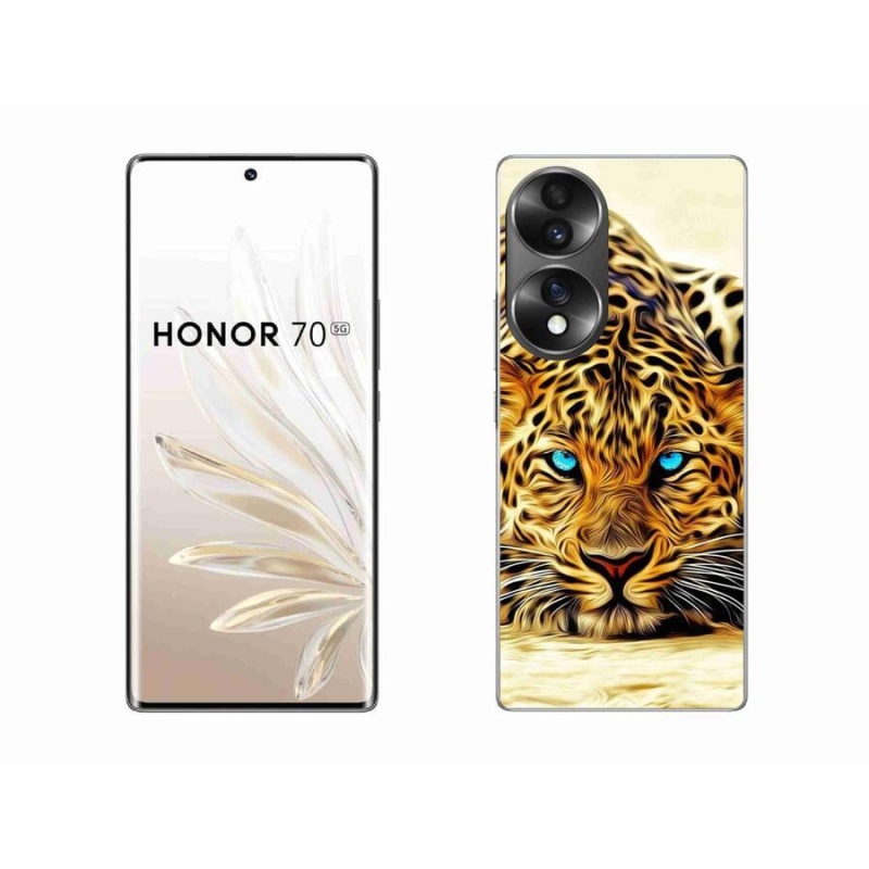 Gélový kryt mmCase na mobil Honor 70 - kreslený tiger