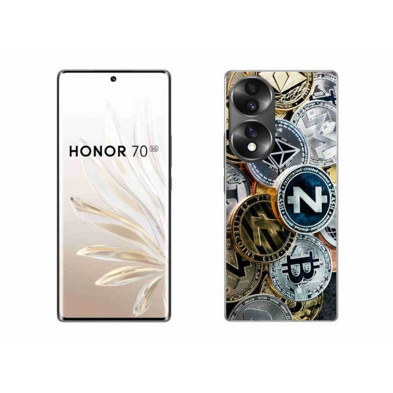 Gélový kryt mmCase na mobil Honor 70 - kryptomeny