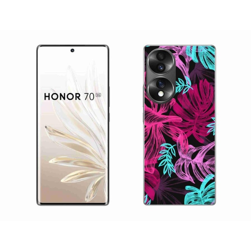 Gélový kryt mmCase na mobil Honor 70 - kvety 1