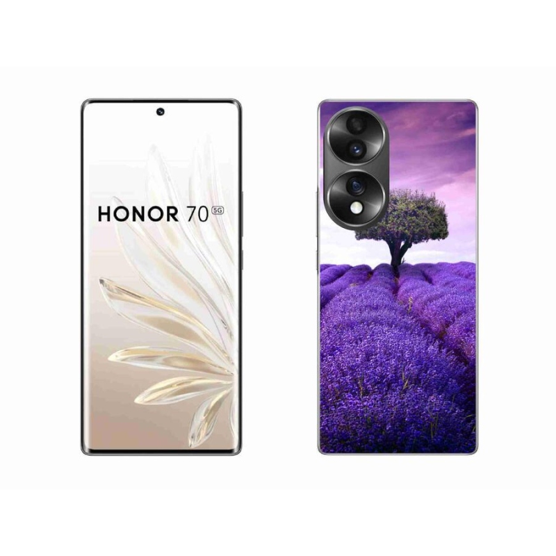 Gélový kryt mmCase na mobil Honor 70 - levanduľová lúka
