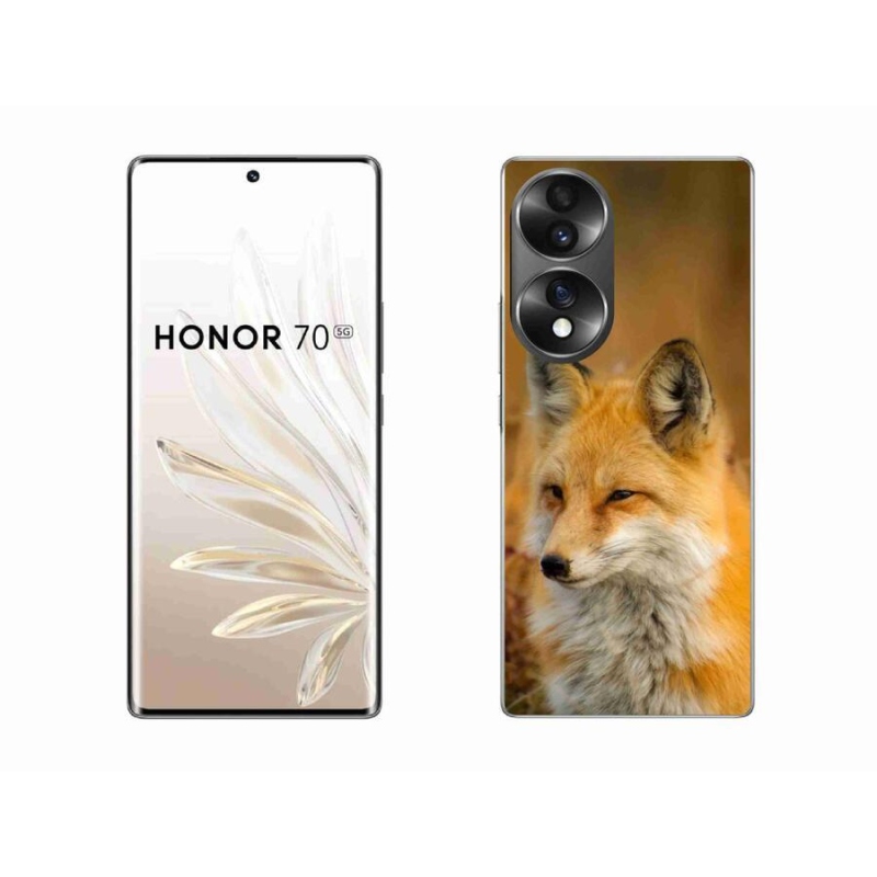 Gélový kryt mmCase na mobil Honor 70 - líška