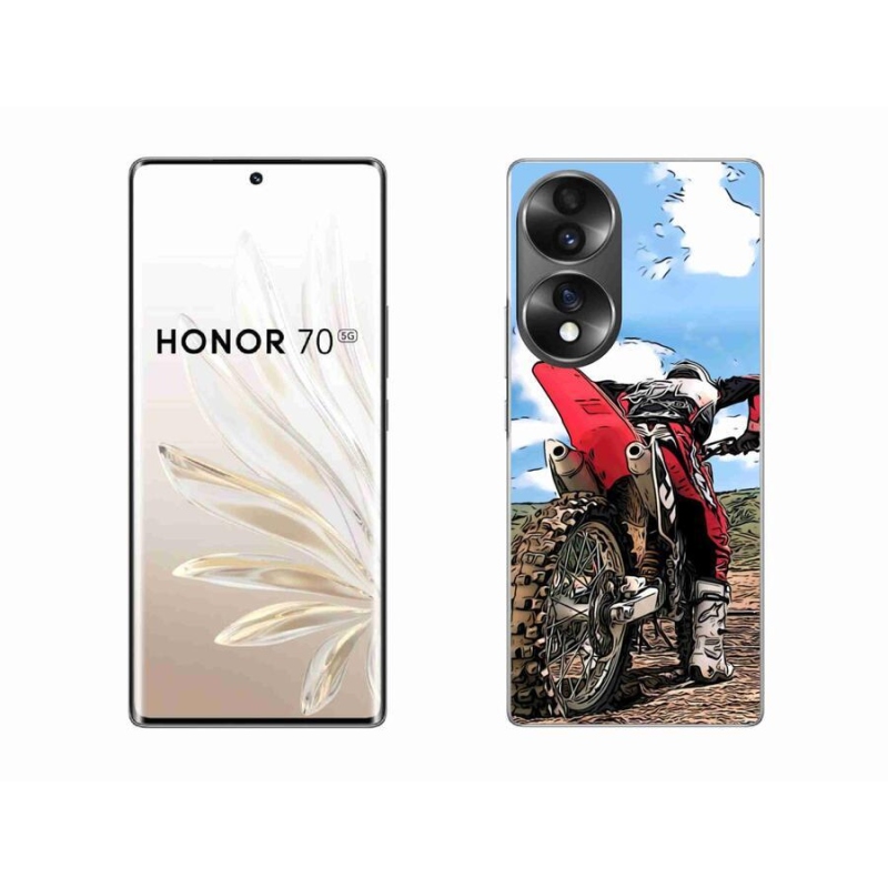 Gélový kryt mmCase na mobil Honor 70 - moto