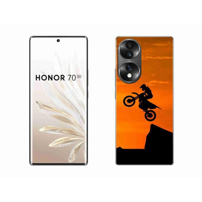 Gélový kryt mmCase na mobil Honor 70 - motocross