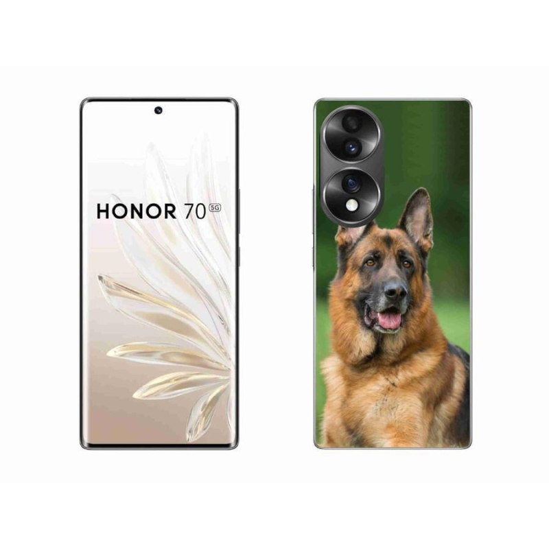 Gélový kryt mmCase na mobil Honor 70 - nemecký ovčiak