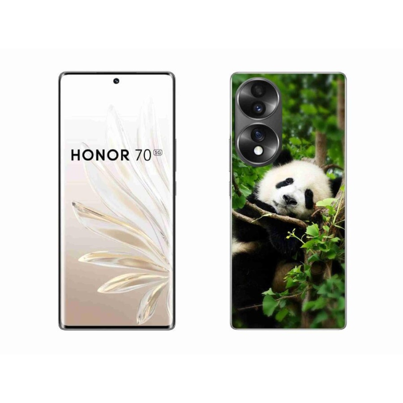 Gélový kryt mmCase na mobil Honor 70 - panda