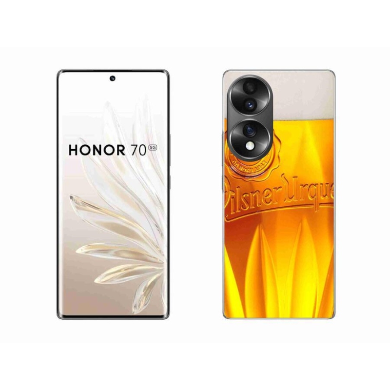 Gélový kryt mmCase na mobil Honor 70 - pivo