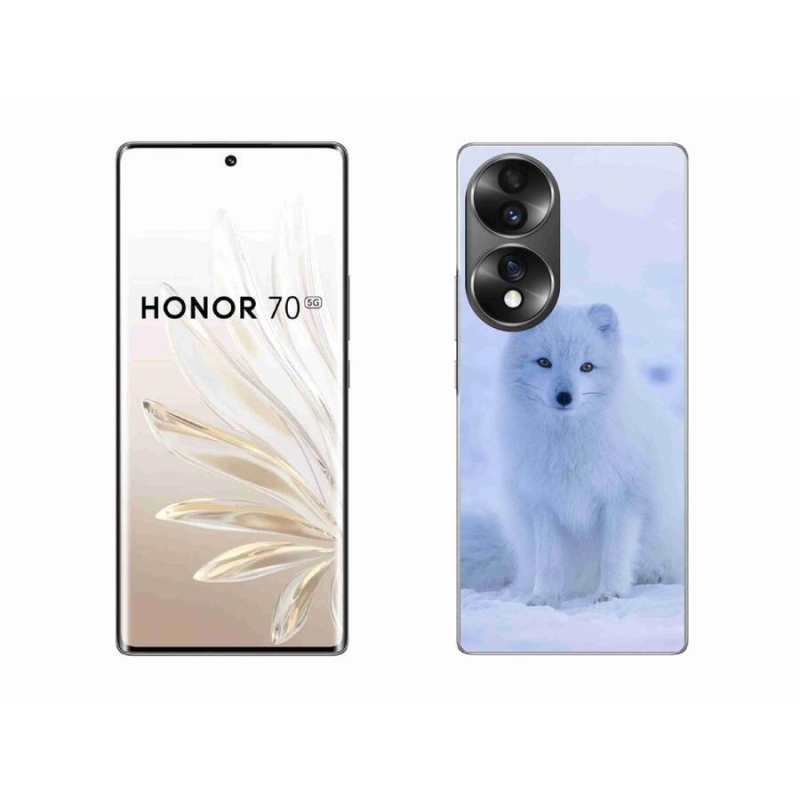 Gélový kryt mmCase na mobil Honor 70 - polárna líška