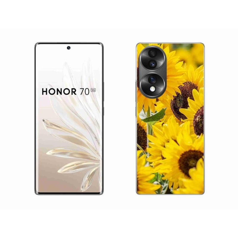 Gélový kryt mmCase na mobil Honor 70 - slnečnica