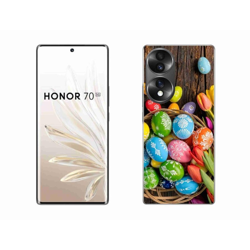 Gélový kryt mmCase na mobil Honor 70 - veľkonočné vajíčka