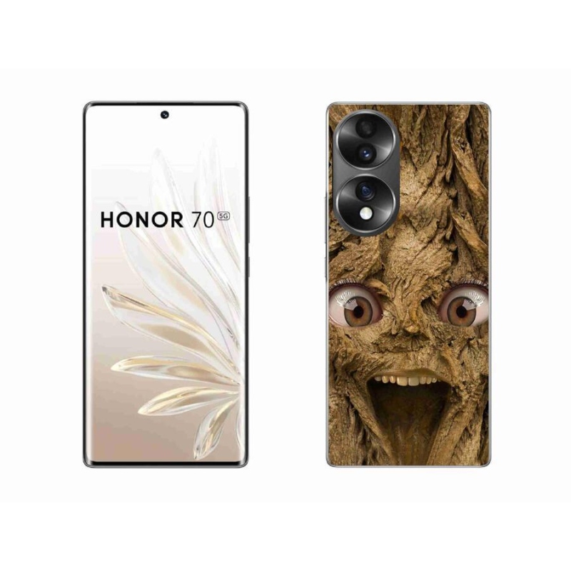 Gélový kryt mmCase na mobil Honor 70 - veselý strom s očami