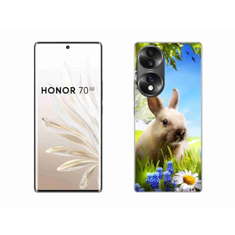 Gélový kryt mmCase na mobil Honor 70 - zajačik