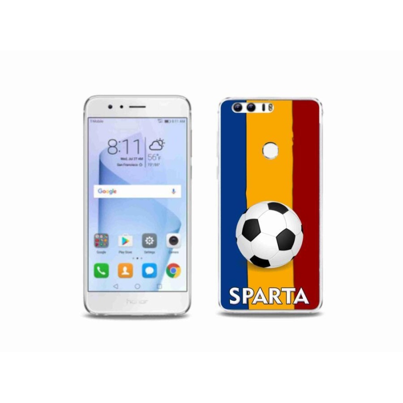 Gélový kryt mmCase na mobil Honor 8 - futbal 1