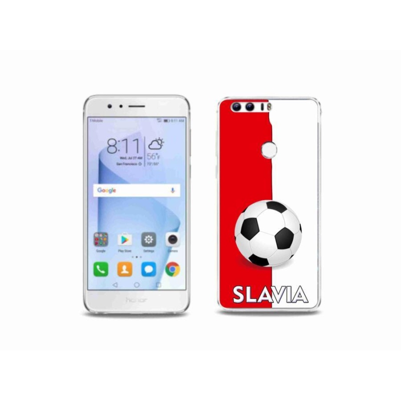 Gélový kryt mmCase na mobil Honor 8 - futbal 2