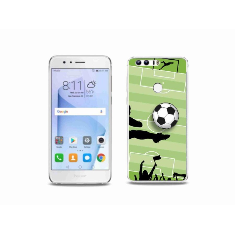 Gélový kryt mmCase na mobil Honor 8 - futbal 3