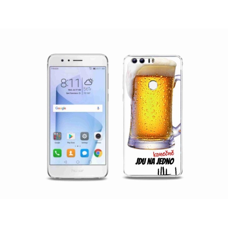 Gélový kryt mmCase na mobil Honor 8 - idem na jedno