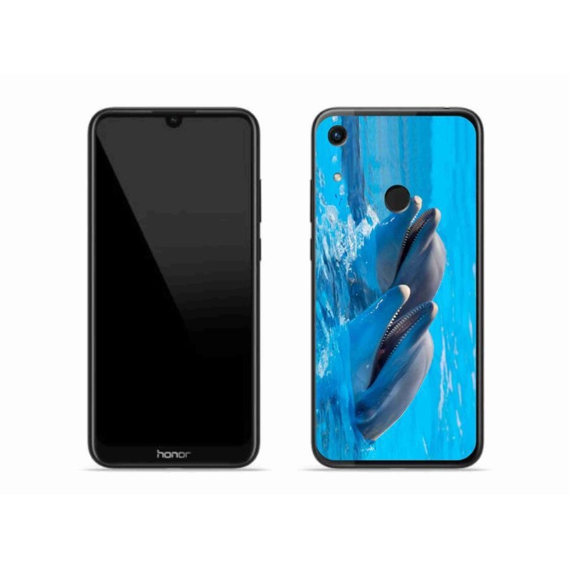 Gélový kryt mmCase na mobil Honor 8A - delfíny