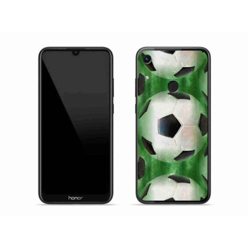 Gélový kryt mmCase na mobil Honor 8A - futbalová lopta