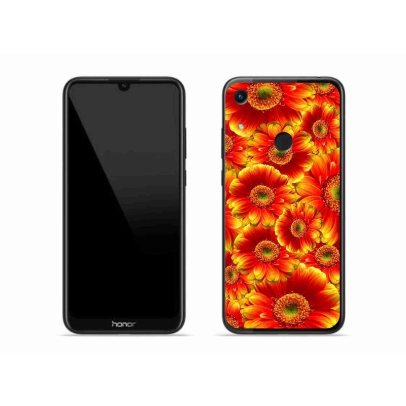 Gélový kryt mmCase na mobil Honor 8A - gerbera 1