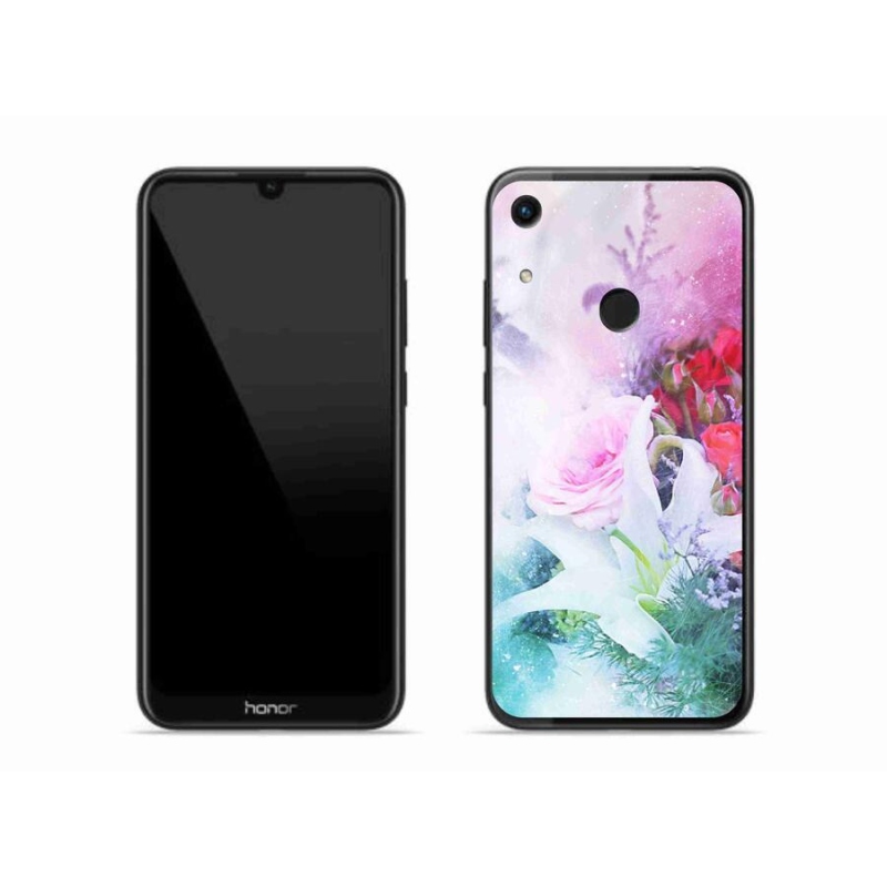 Gélový kryt mmCase na mobil Honor 8A - kvety 4