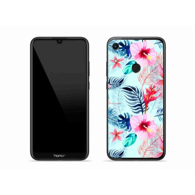 Gélový kryt mmCase na mobil Honor 8A - kvety