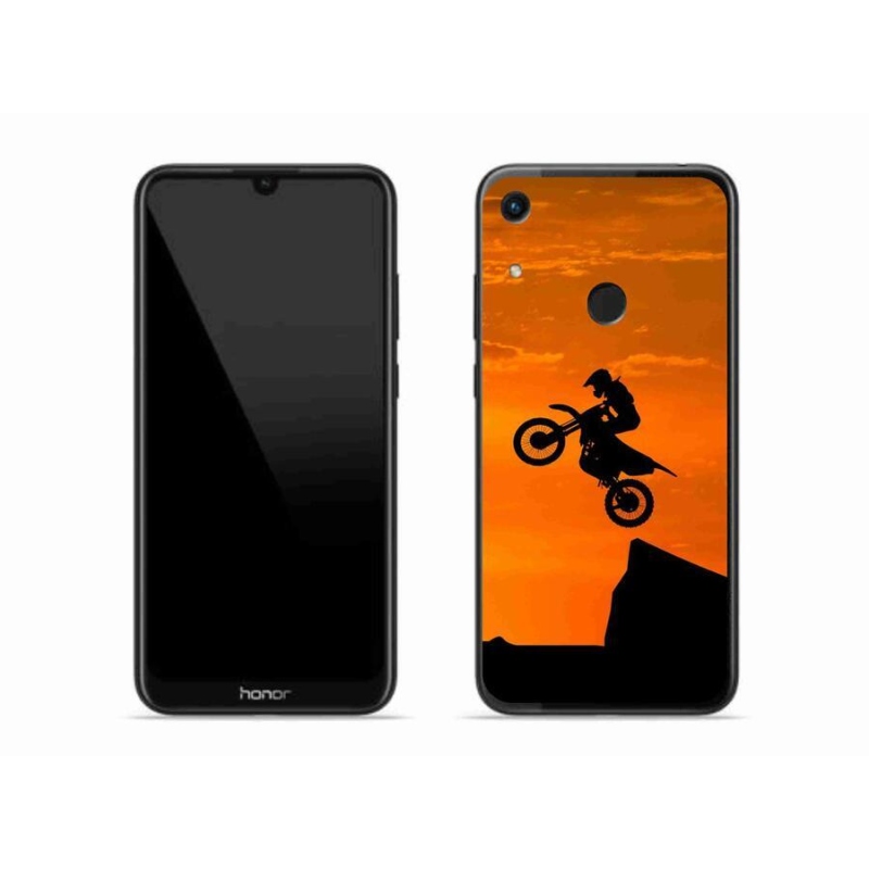 Gélový kryt mmCase na mobil Honor 8A - motocross