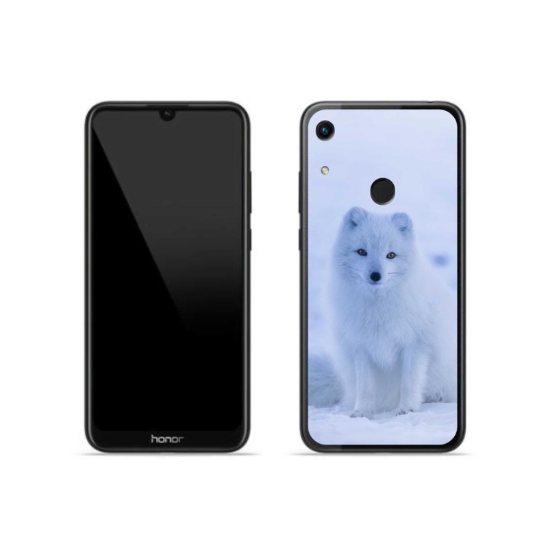 Gélový kryt mmCase na mobil Honor 8A - polárna líška