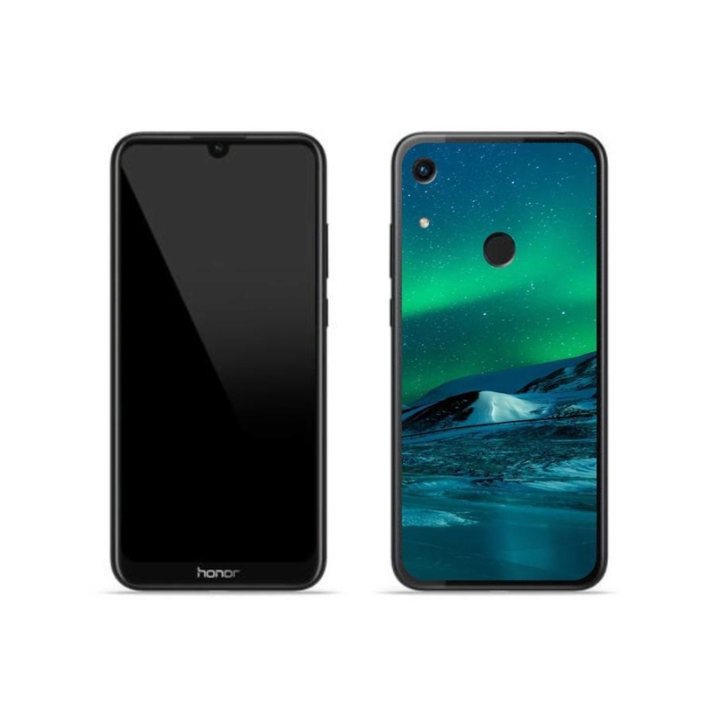 Gélový kryt mmCase na mobil Honor 8A - polárna žiara