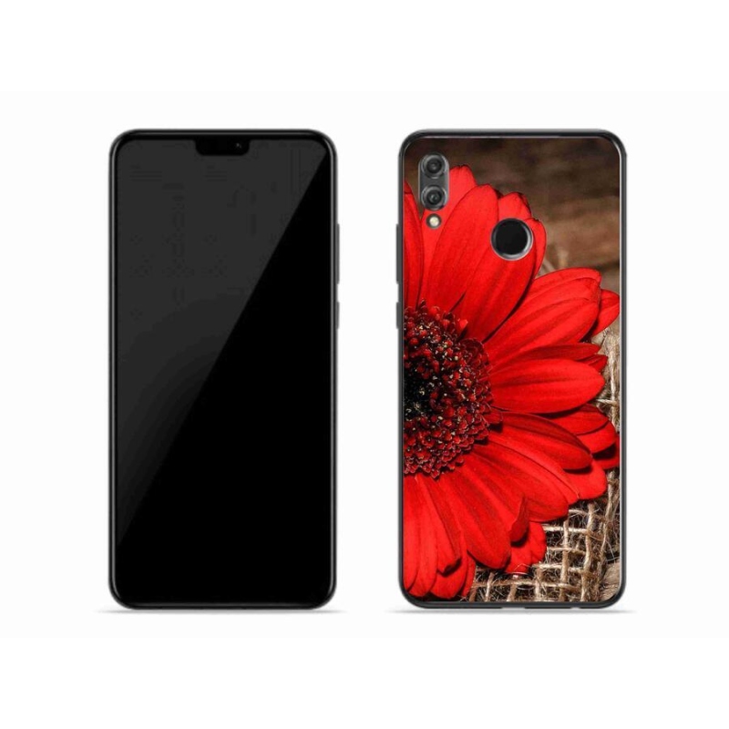 Gélový kryt mmCase na mobil Honor 8X - gerbera