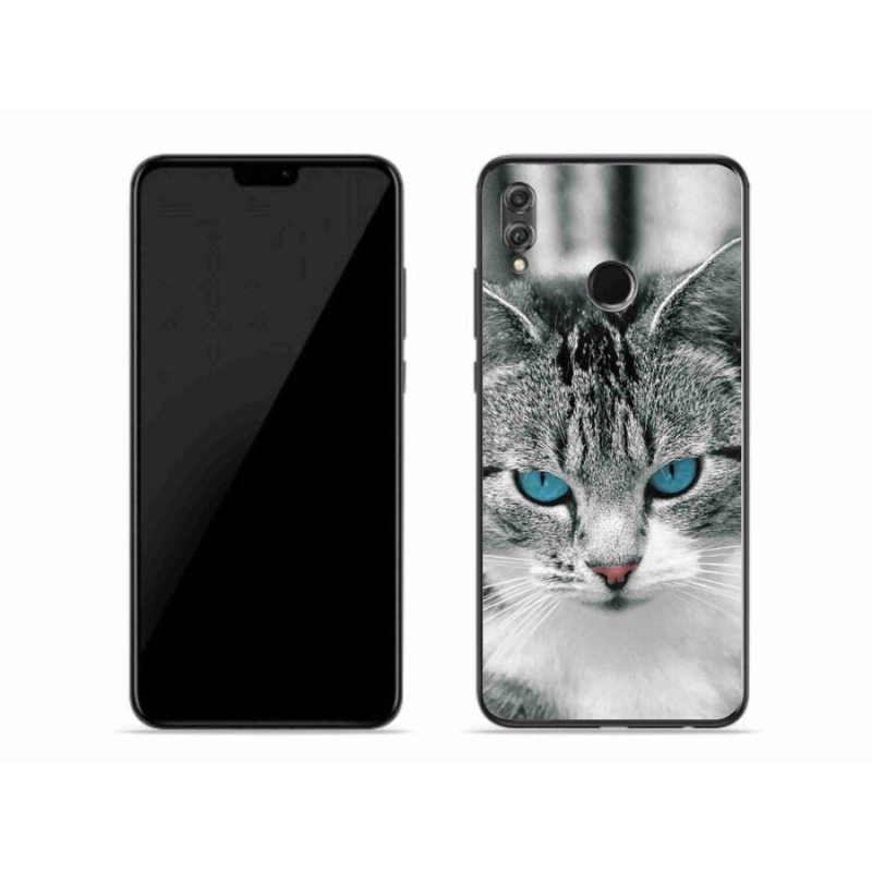 Gélový kryt mmCase na mobil Honor 8X - mačacie pohľad 1