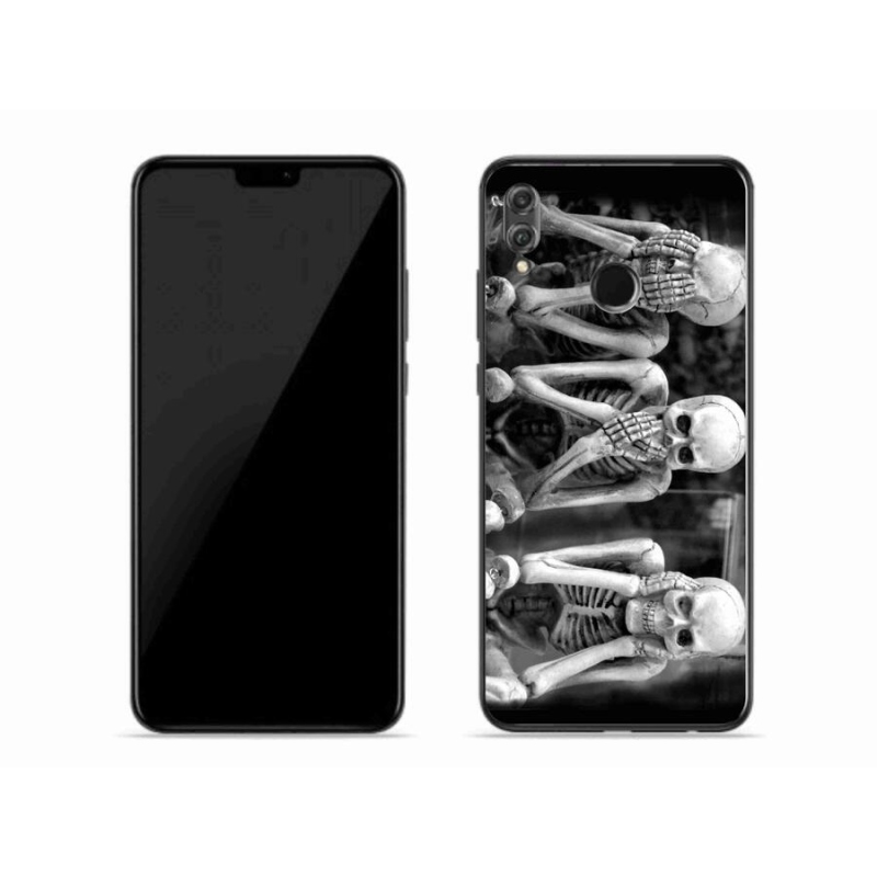 Gélový kryt mmCase na mobil Honor 8X - kostlivci