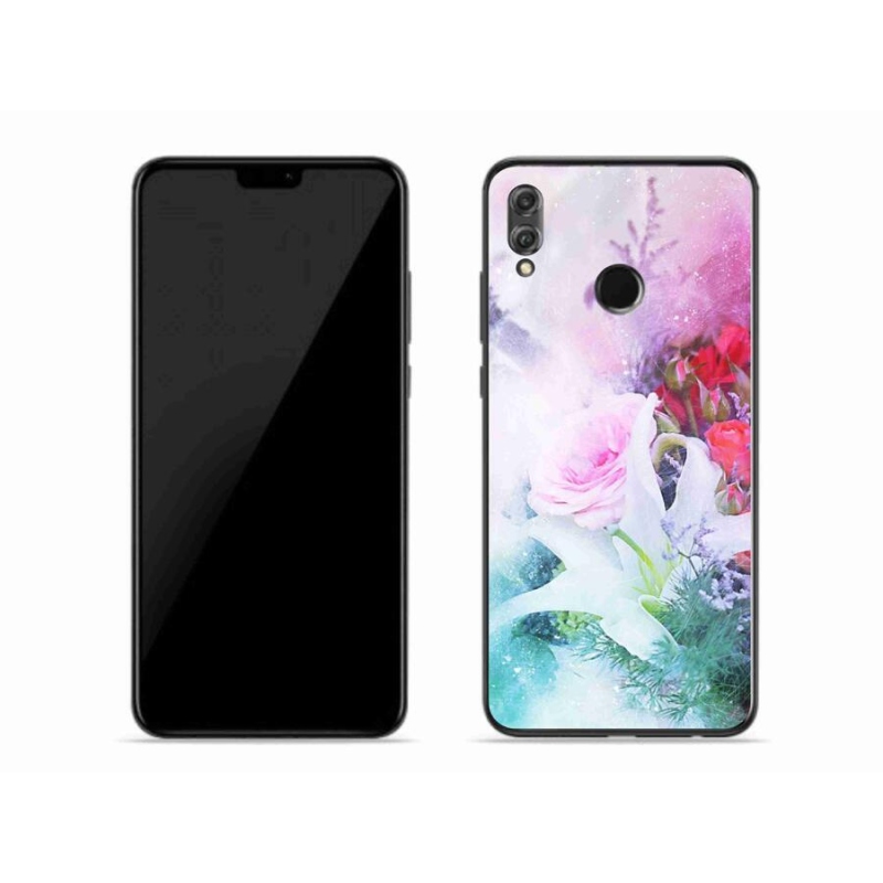 Gélový kryt mmCase na mobil Honor 8X - kvety 4